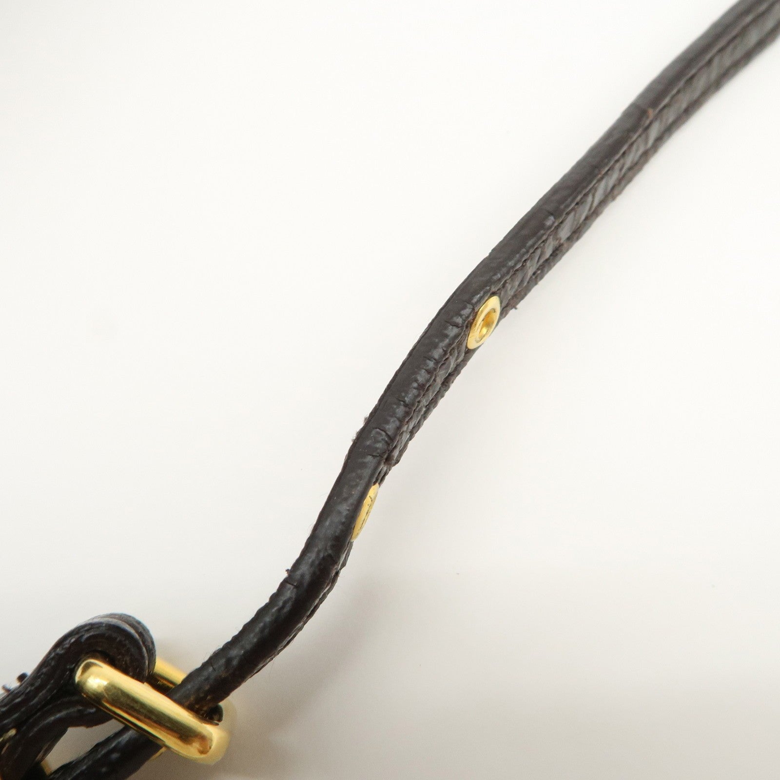 Miu Miu Shoulder Crossbody Bag - Dark Brown, Embossed Leather 