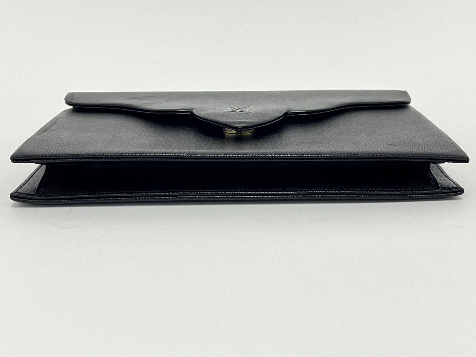 Saint Laurent Clutch Second Bag - Black, Leather