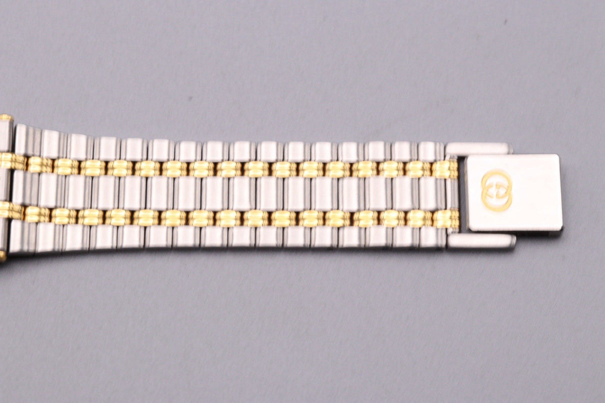 Gucci 9000M Wristwatch - Gold, Silver, Stainless Steel