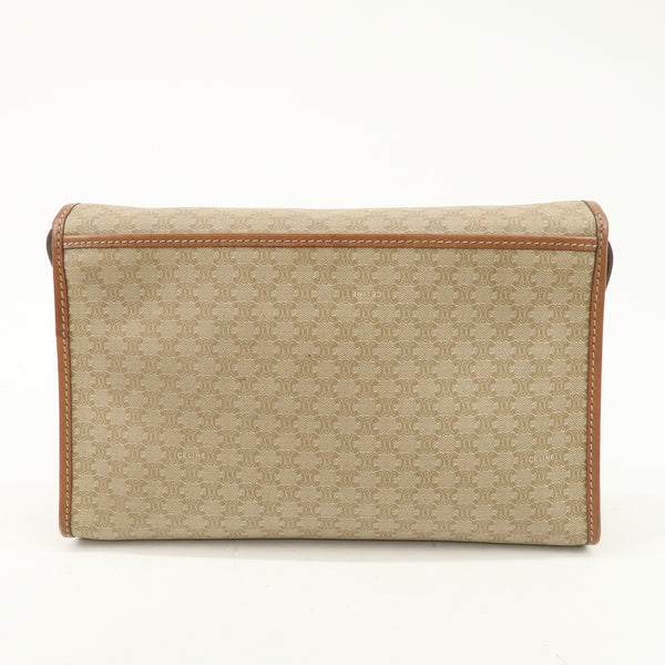 Celine Macadam 2Way Shoulder Bag - Beige, Leather