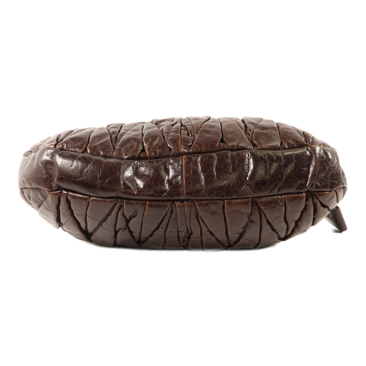 Miu Miu GHW 2 Way Shoulder Bag - Brown, Calfskin Leather