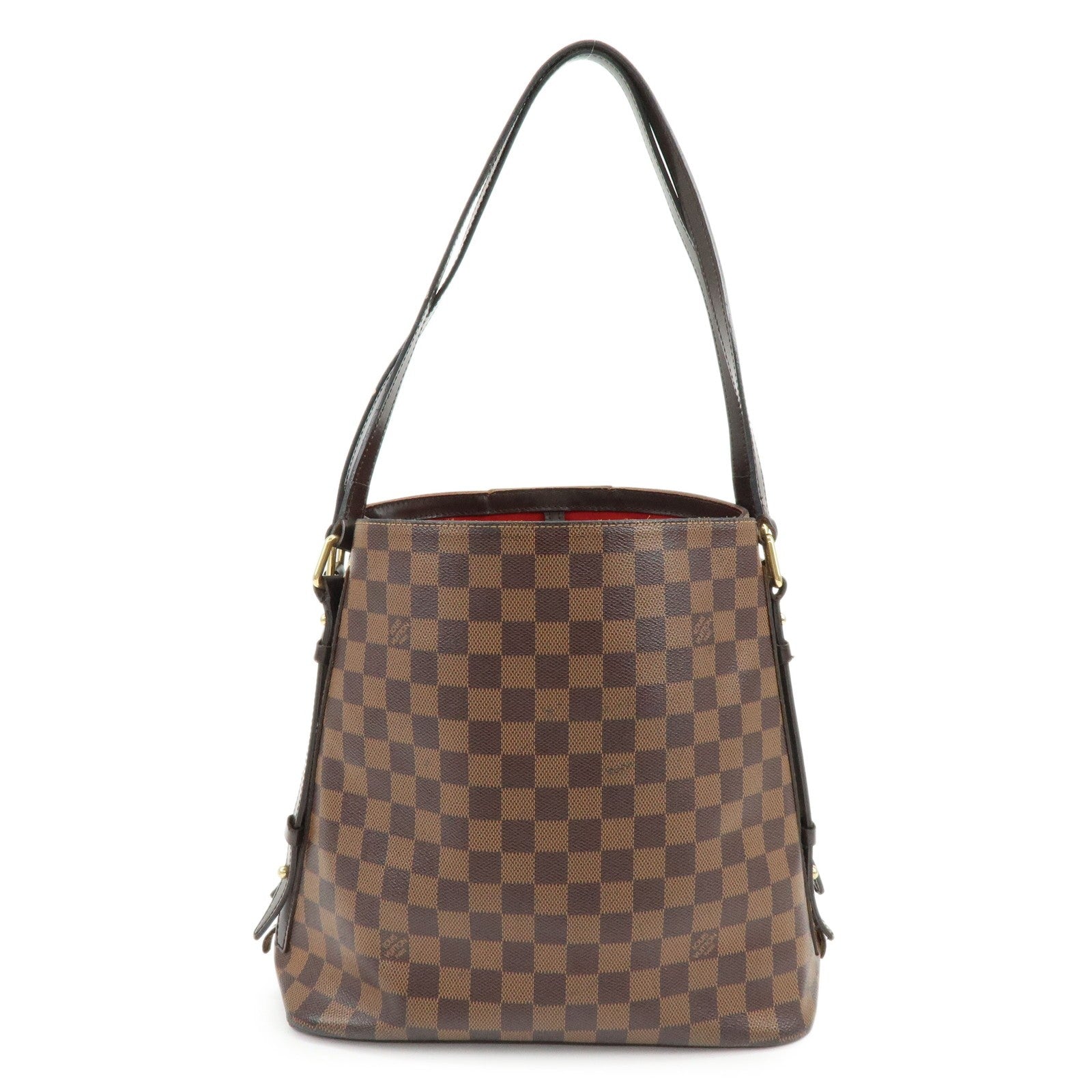 Louis Vuitton Damier Ebene Cabas Rivington Canvas Shoulder Bag