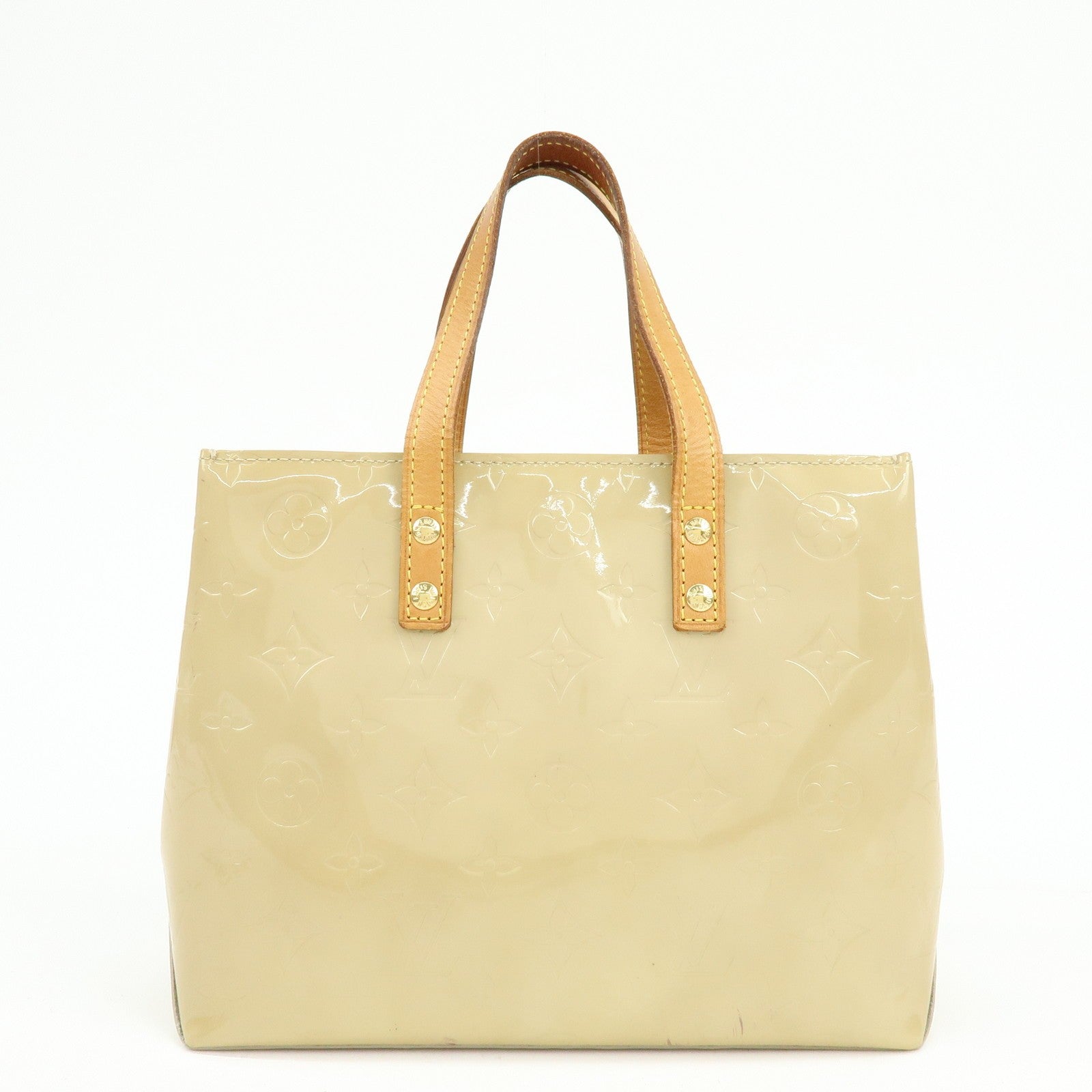 Louis Vuitton Hand Bag - Beige, Vernis Leather