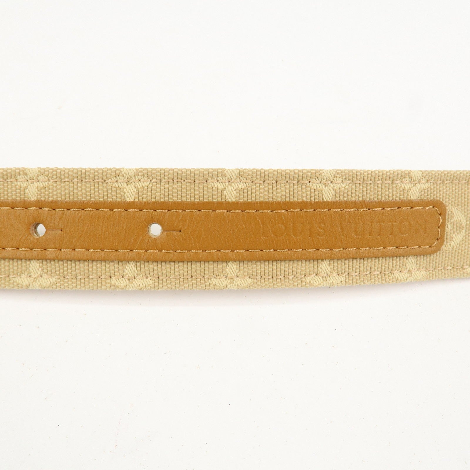 Louis Vuitton Monogram Mini Canvas Ceinture 75/30 Belt - Beige, Canvas