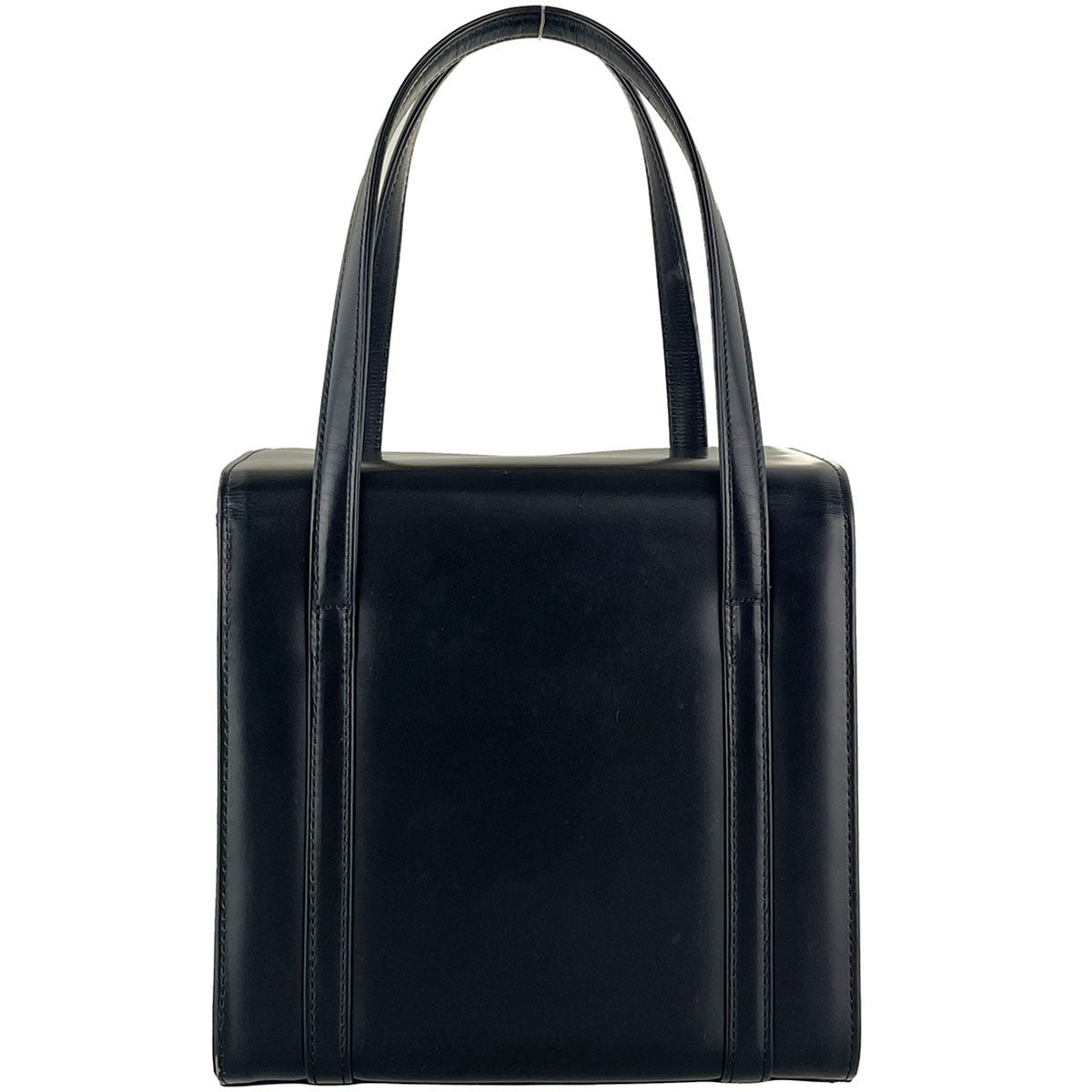 Burberry London Leather Fabric Handbag - Black, Leather