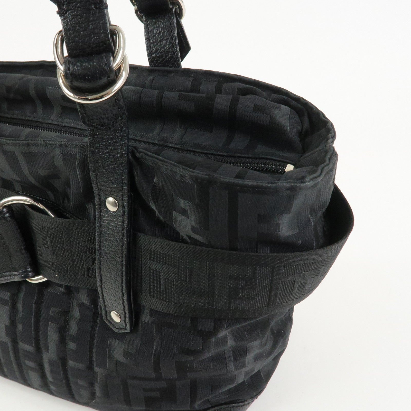 Fendi Shoulder Bag - Black, Nylon and Leather