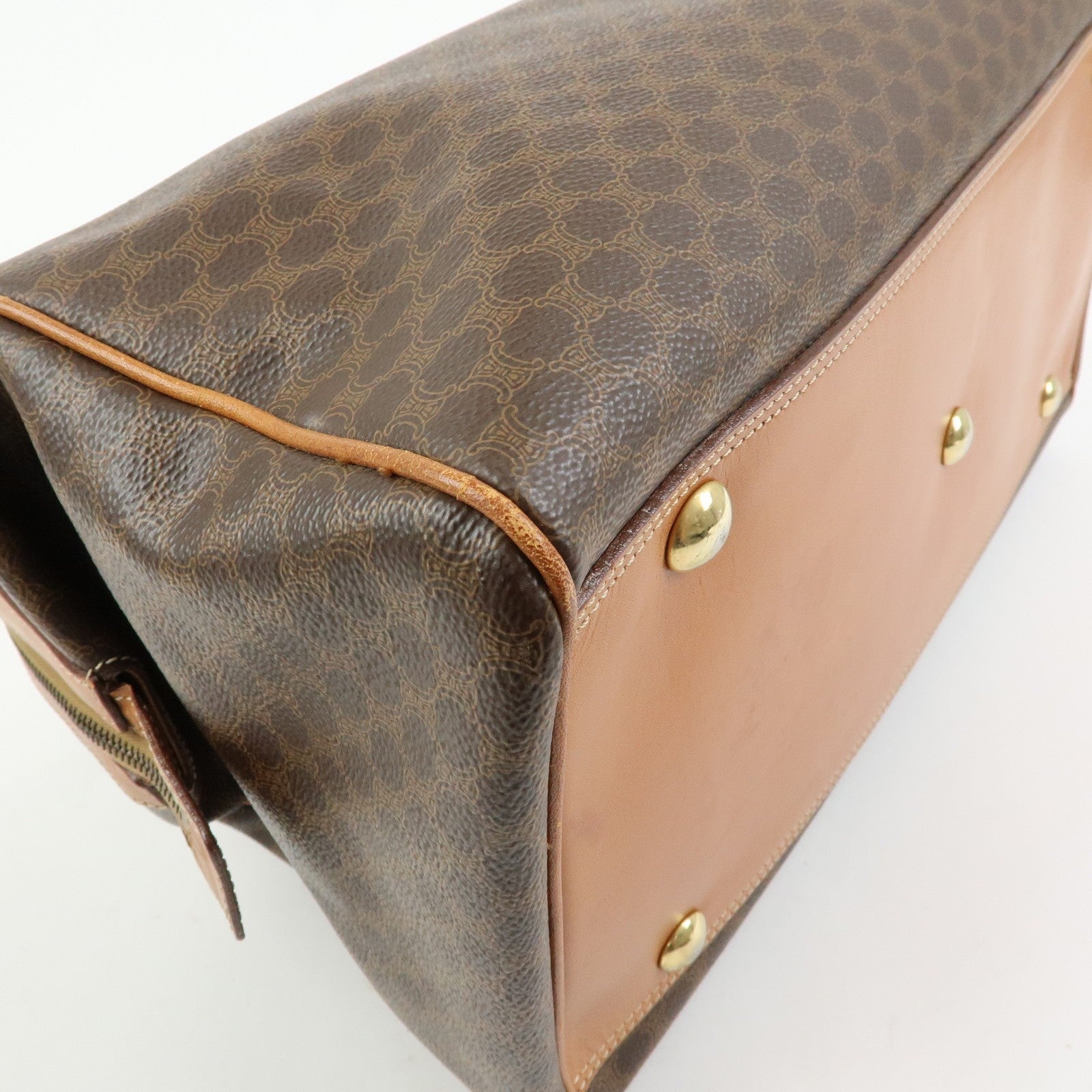 Celine Macadam 2WAY Bag - Brown, PVC Leather