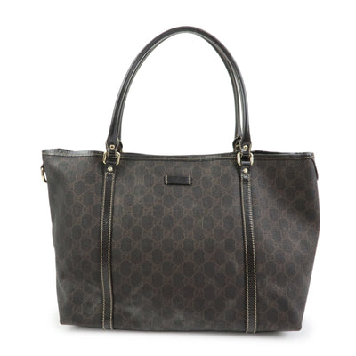 Gucci Supreme Tote Bag - Brown, GG Supreme Patent Leather
