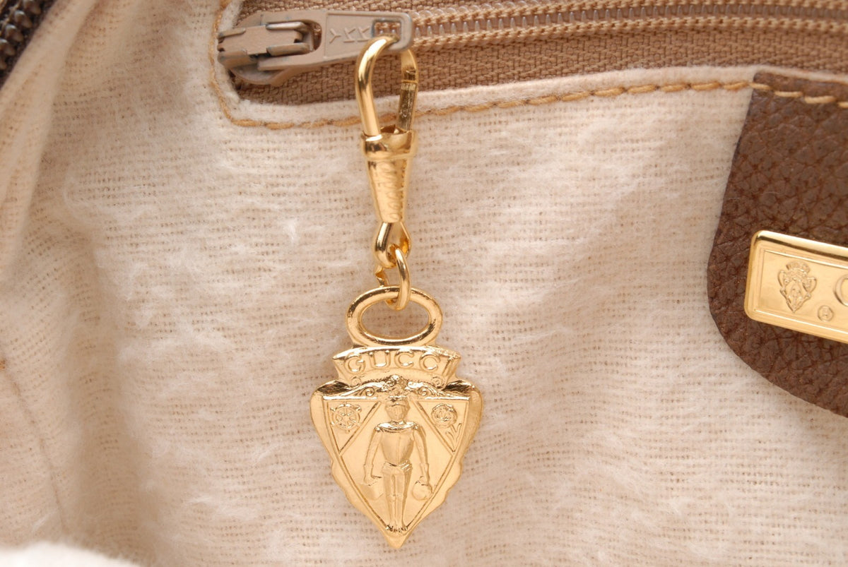 Gucci GG Shoulder Bag - Beige Brown, PVC Leather