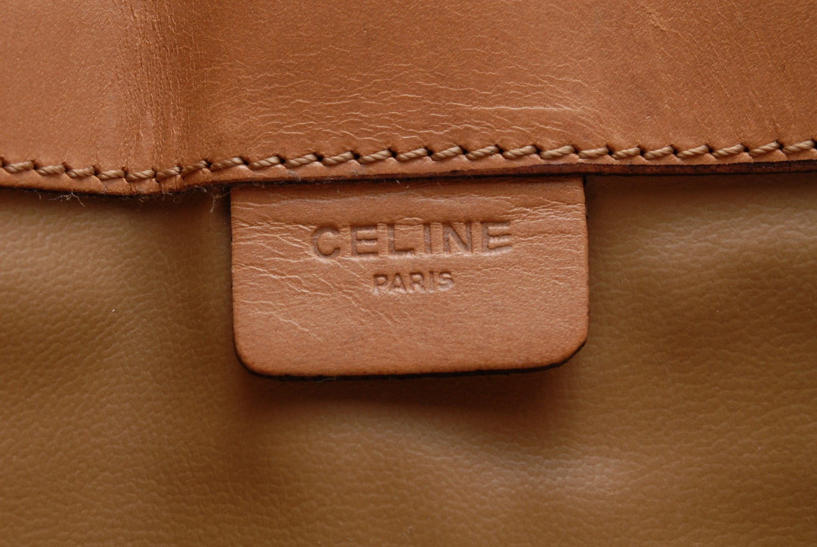 Celine Macadam Clutch Bag - Brown, PVC Leather