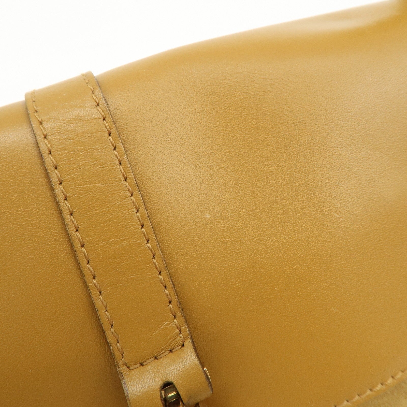 Gucci Shoulder Bag - Yellow Beige, Suede Leather