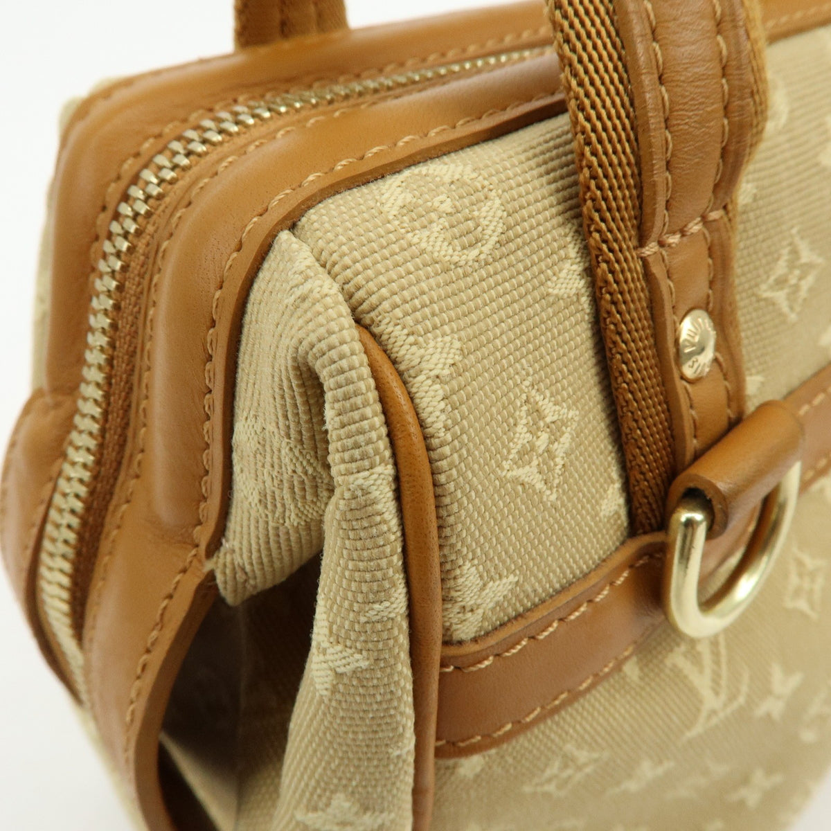 Louis Vuitton Hand Bag - Beige, Monogram Mini Canvas, Leather