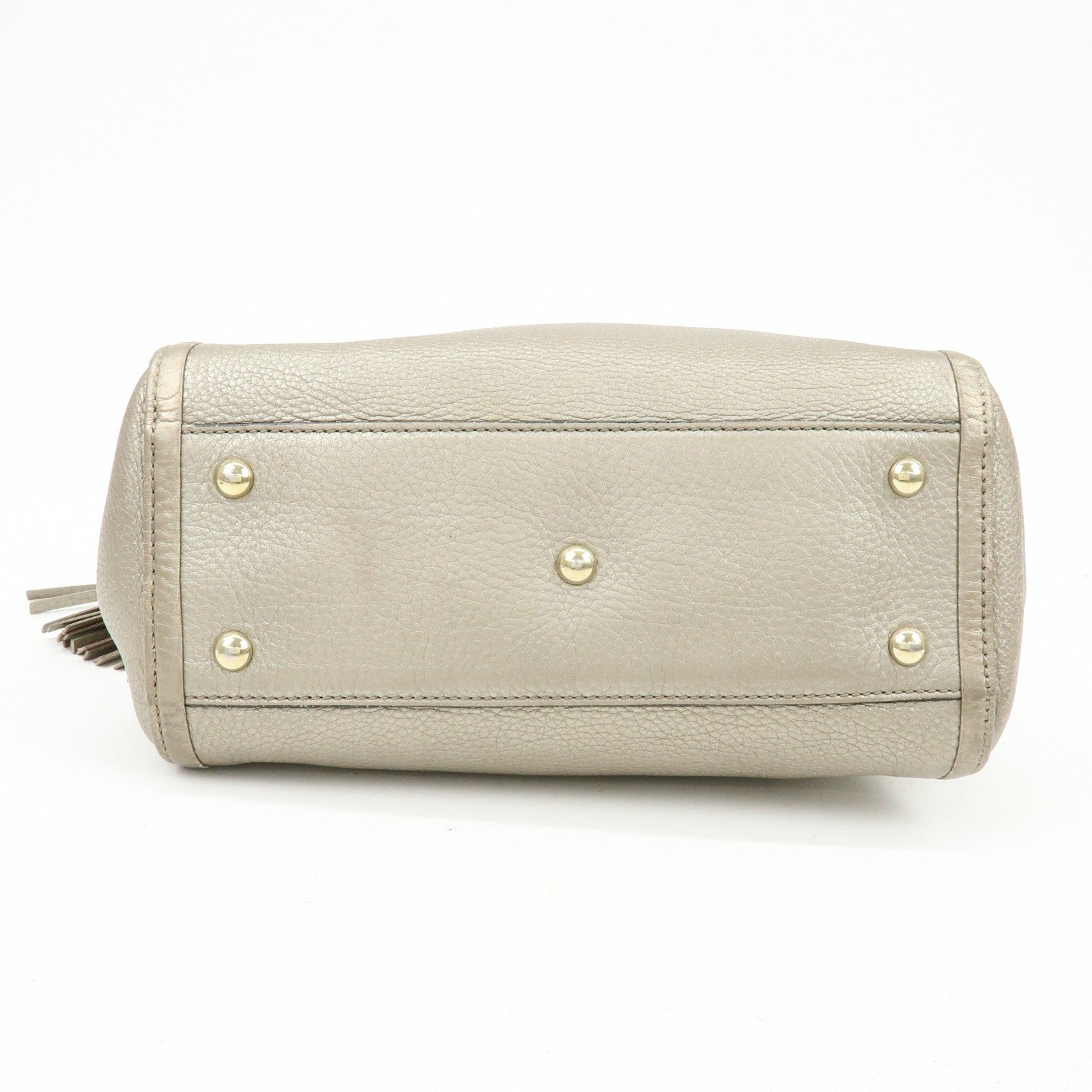 Gucci Soho Interlocking G 2Way Bag - Champaign Gold, Leather
