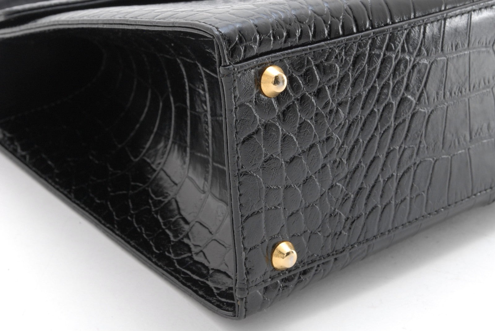 Yves Saint Laurent YSL Top Handle Bag - Black, Leather