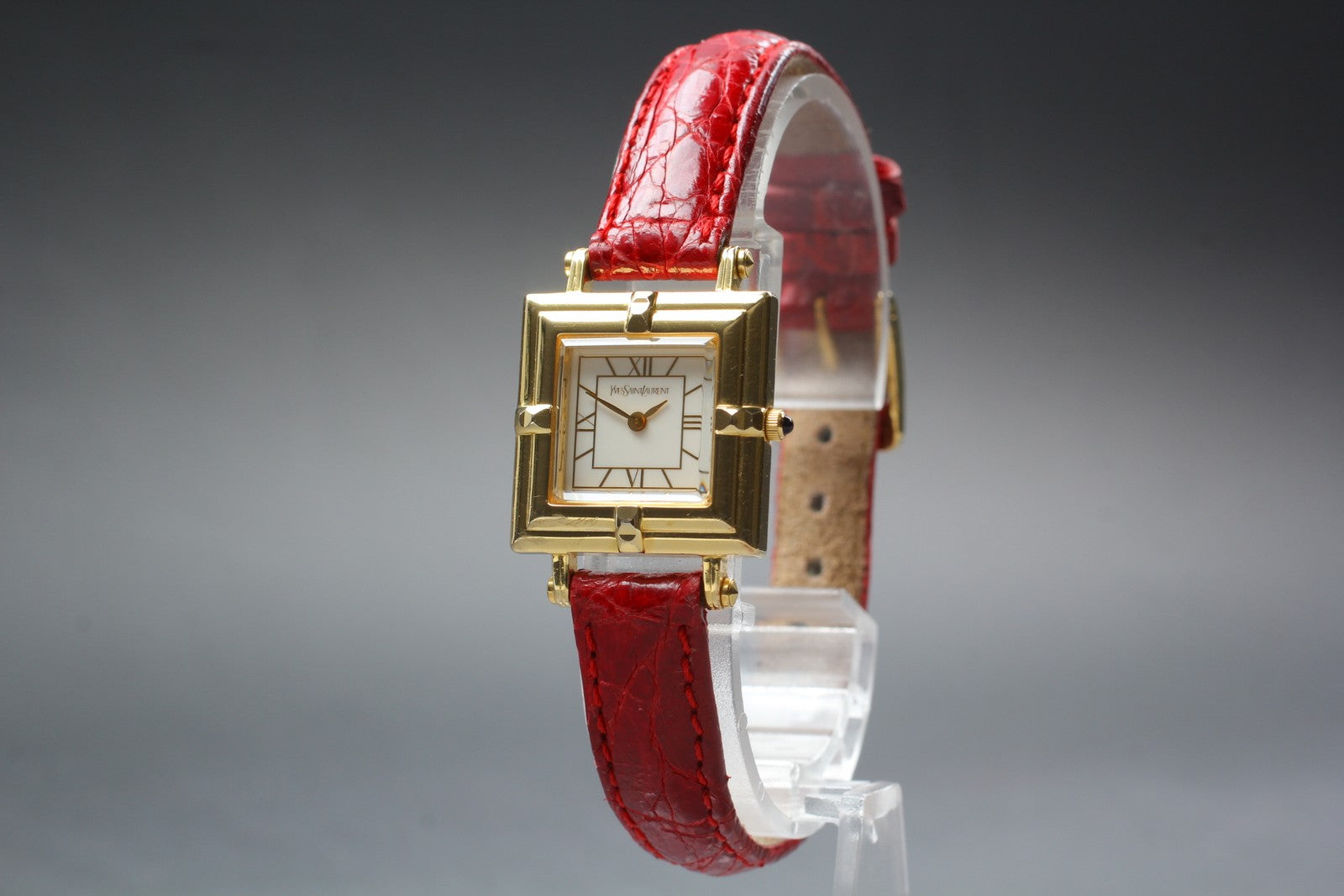 Yves Saint Laurent 5420-F46657 Wristwatch - White, Leather