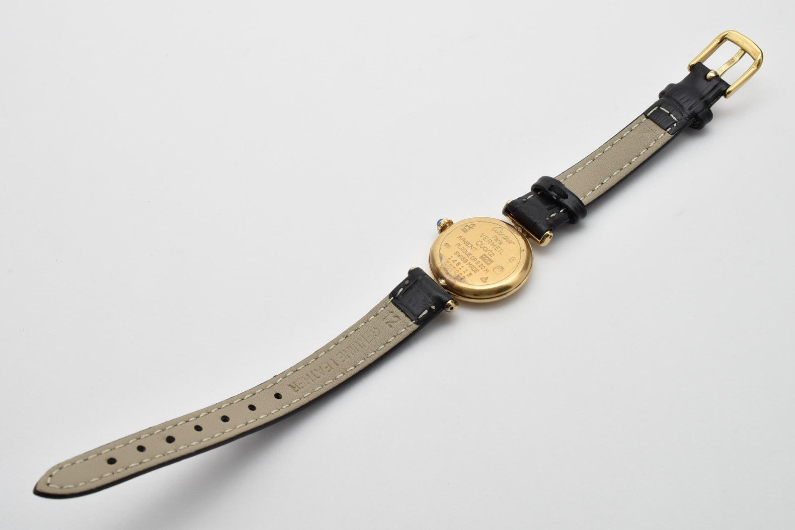 Cartier Must de Cartier Vermeil Wristwatch - White, Gold