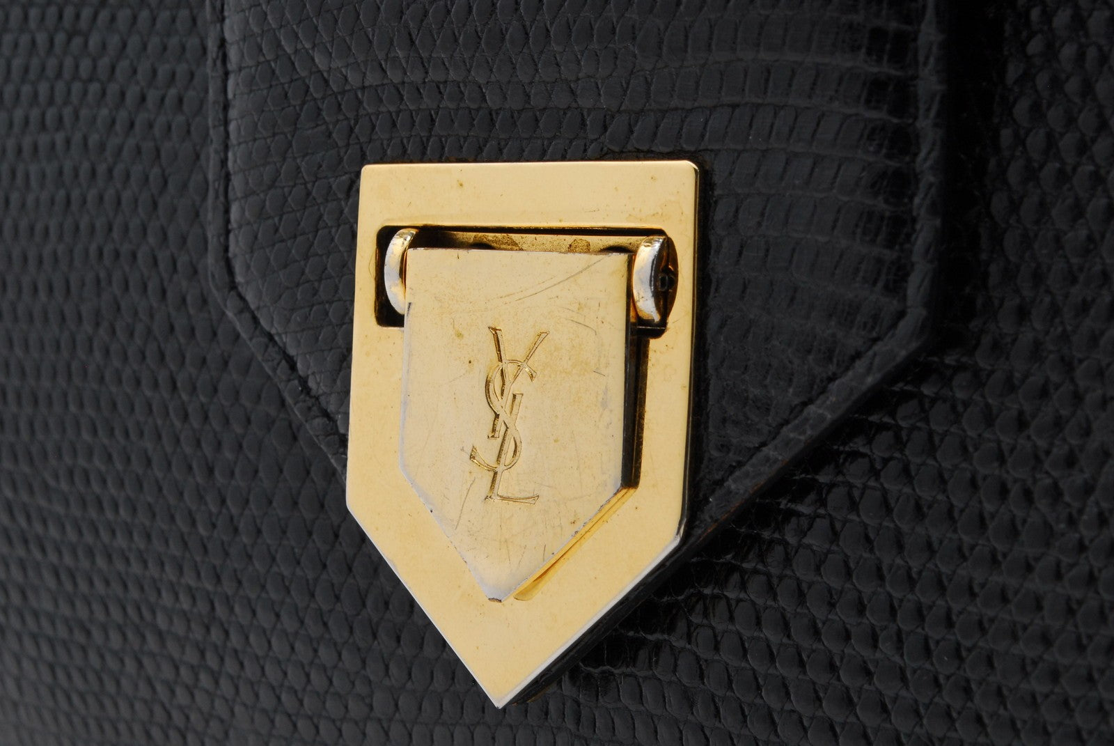 Saint Laurent Yves Shoulder Bag - Black, Leather 