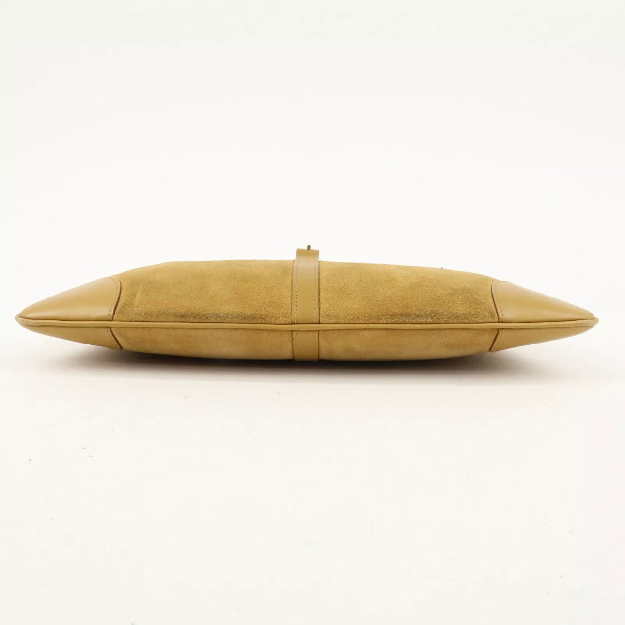 GUCCI Bamboo Suede Leather Shoulder Bag