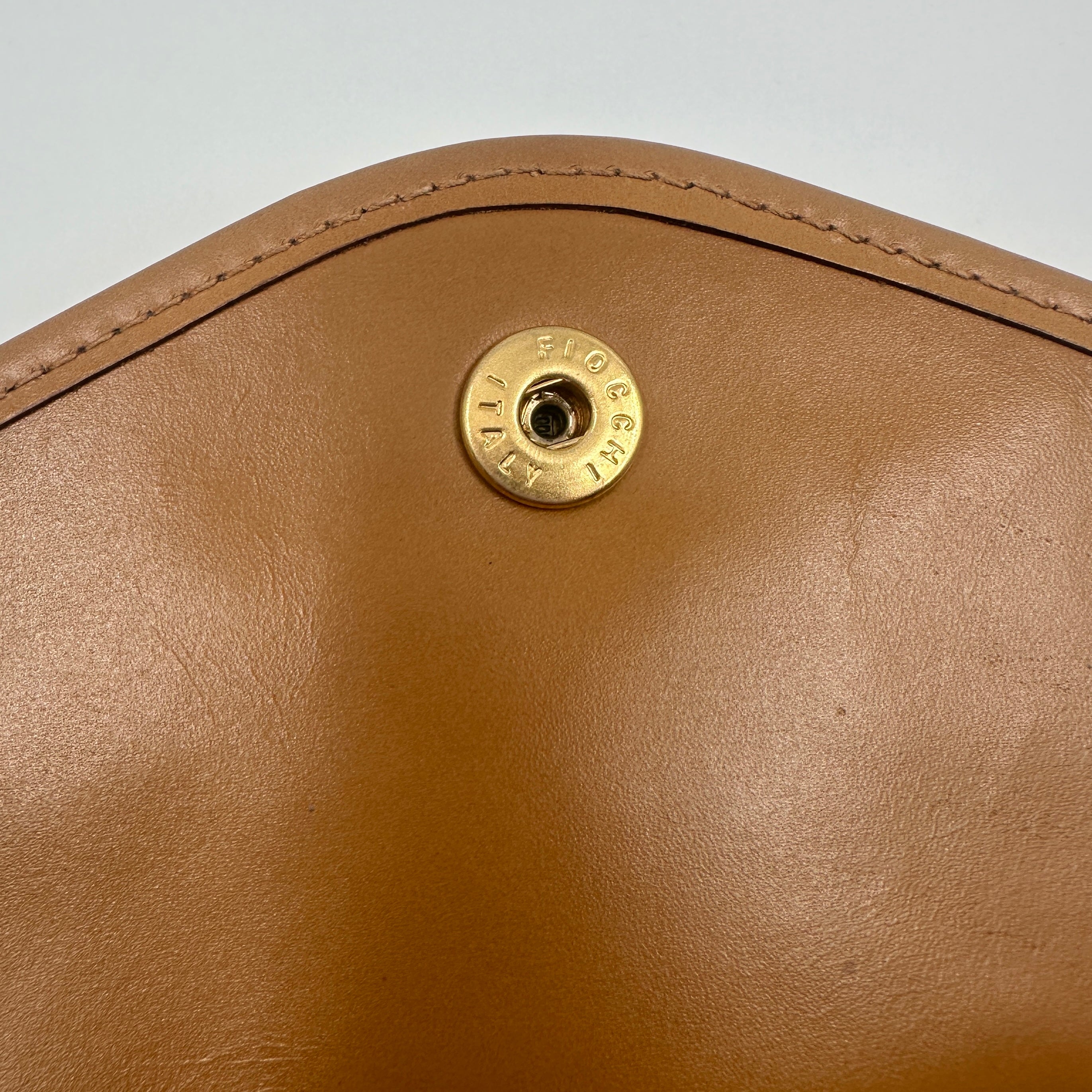 Celine Clutch Hand Bag Pouch Brown