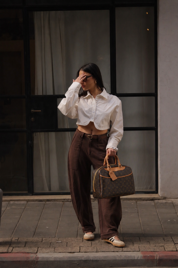 Louis Vuitton Louis Deauville Hand Bag - Brown, Leather