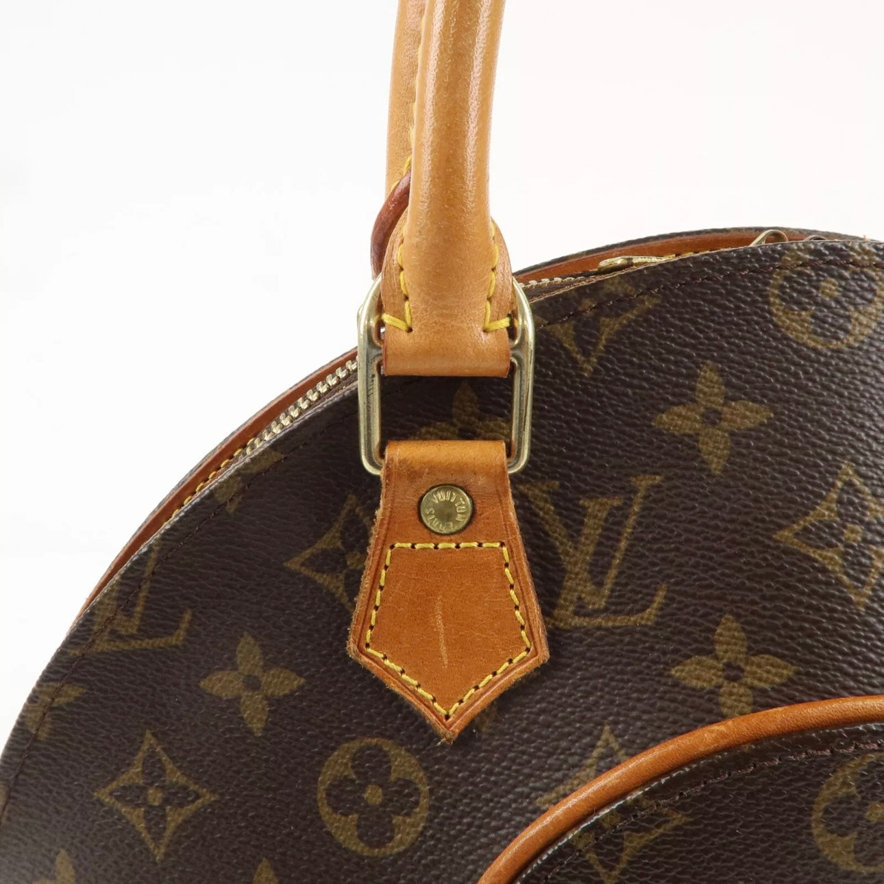 Louis Vuitton Monogram Ellipse PM Hand Bag Brown