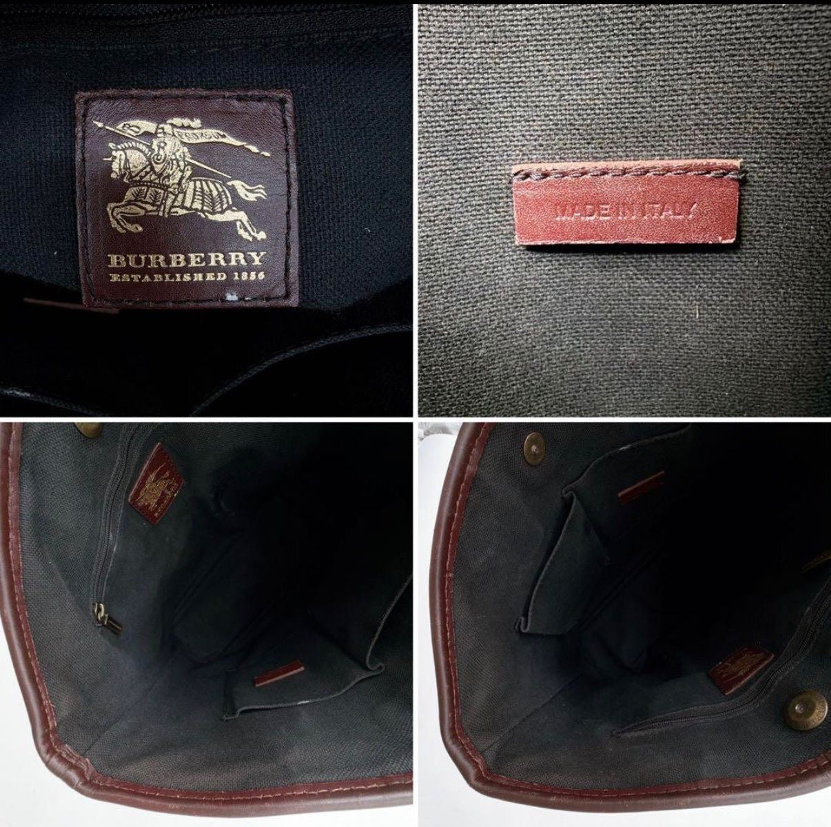 BURBERRY Nova Check Tote Bag