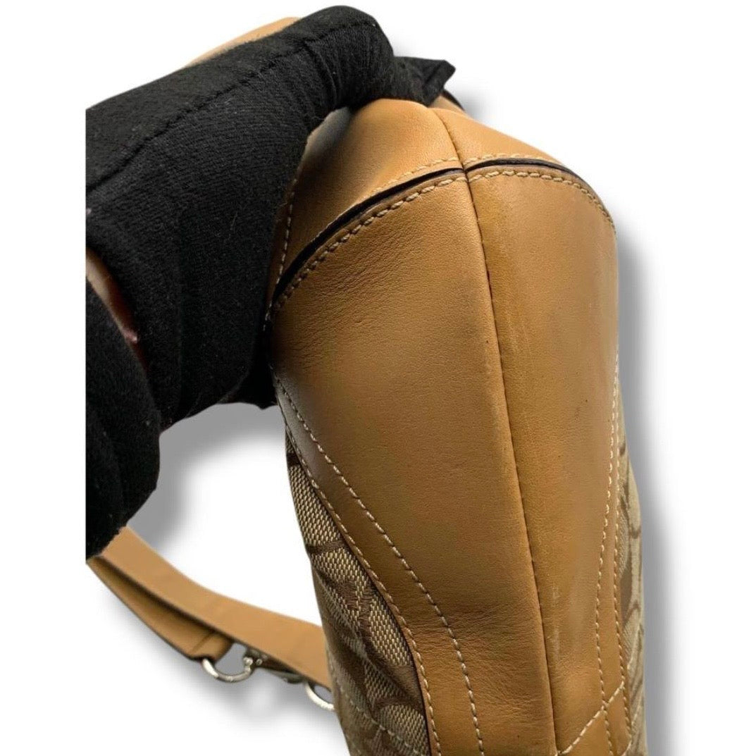 Coach Signature Brown Bag- Rare!