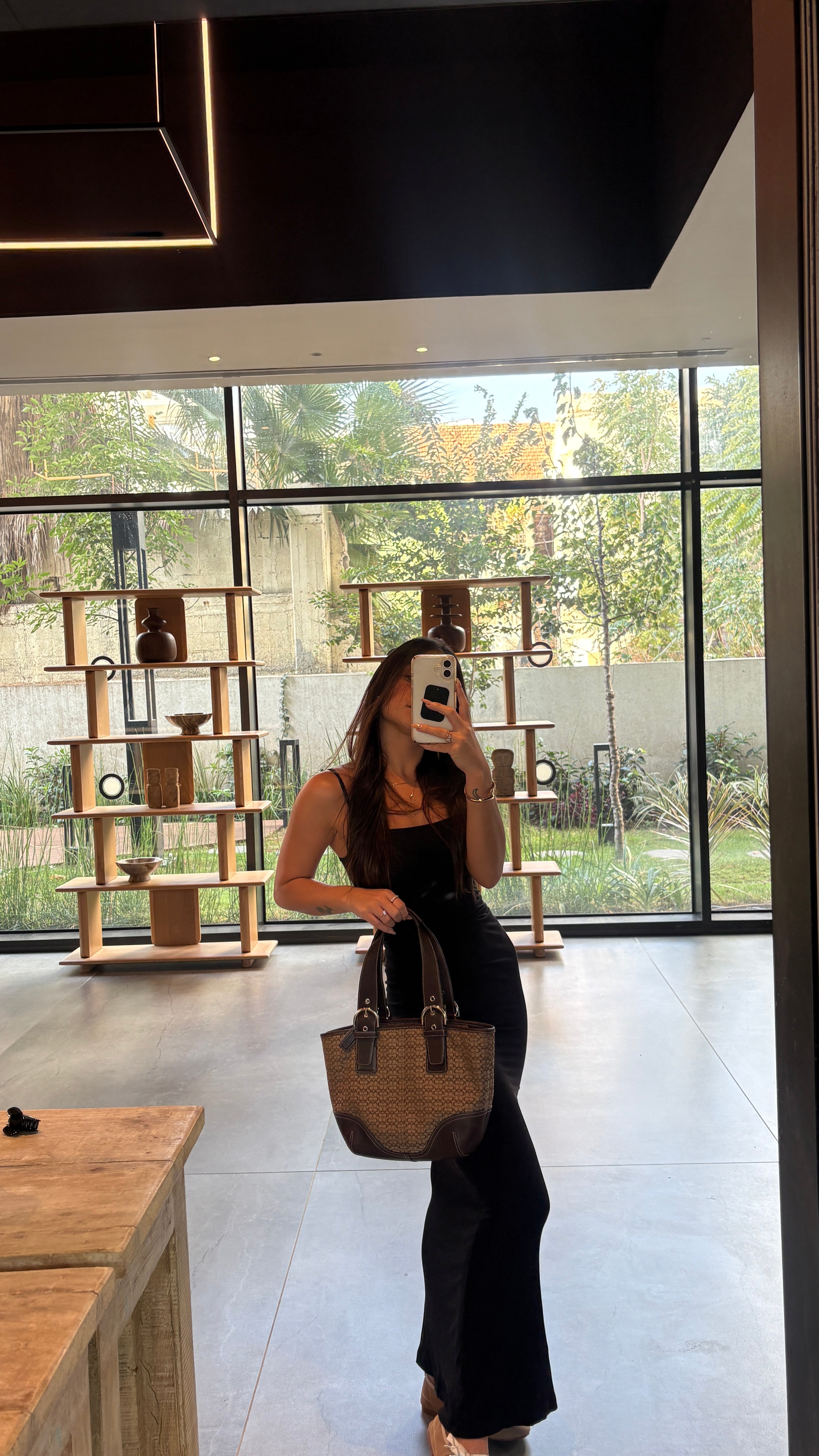 Coach Signature Brown Bag