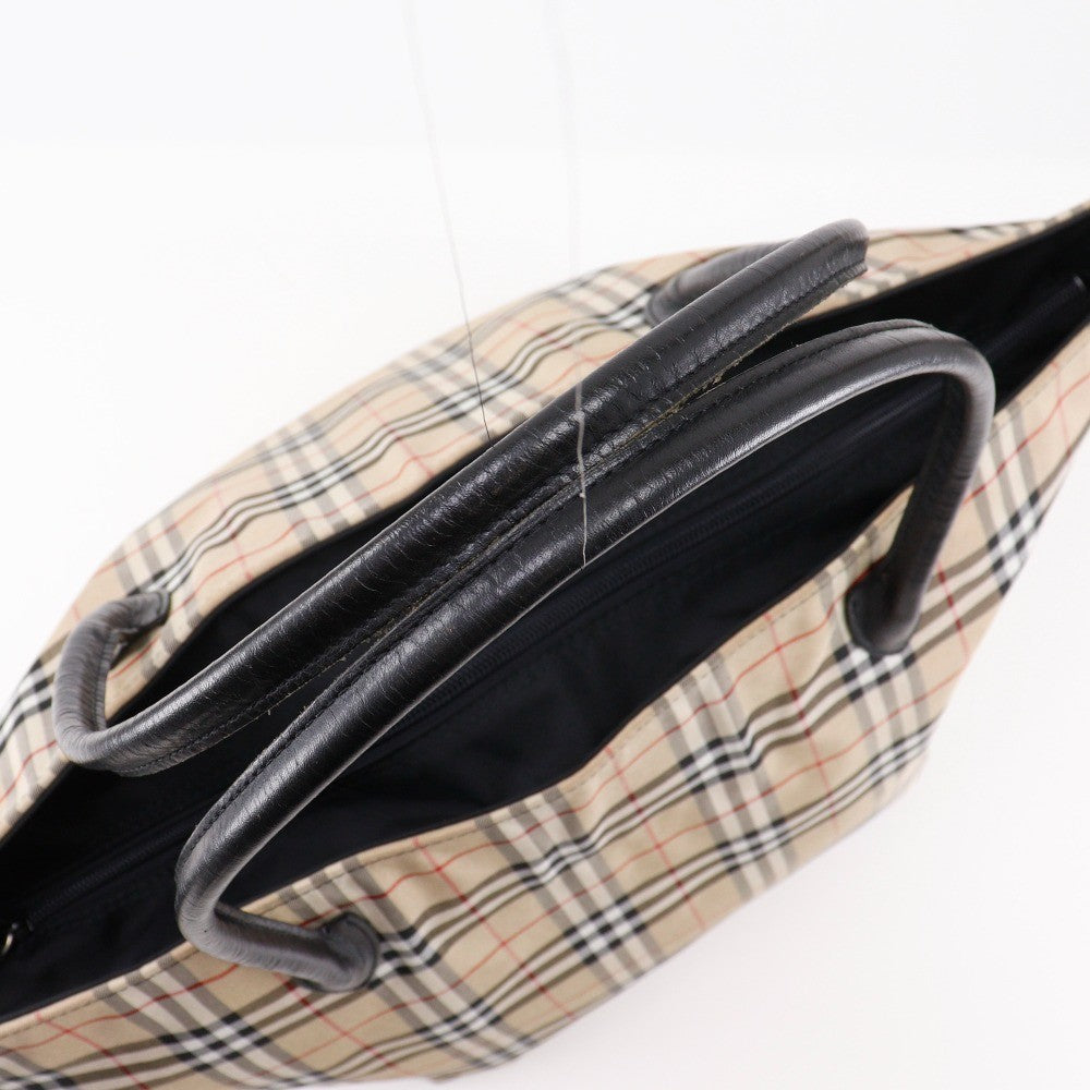 Burberry Blue Label Nova Check Tote Bag - Beige, Nylon