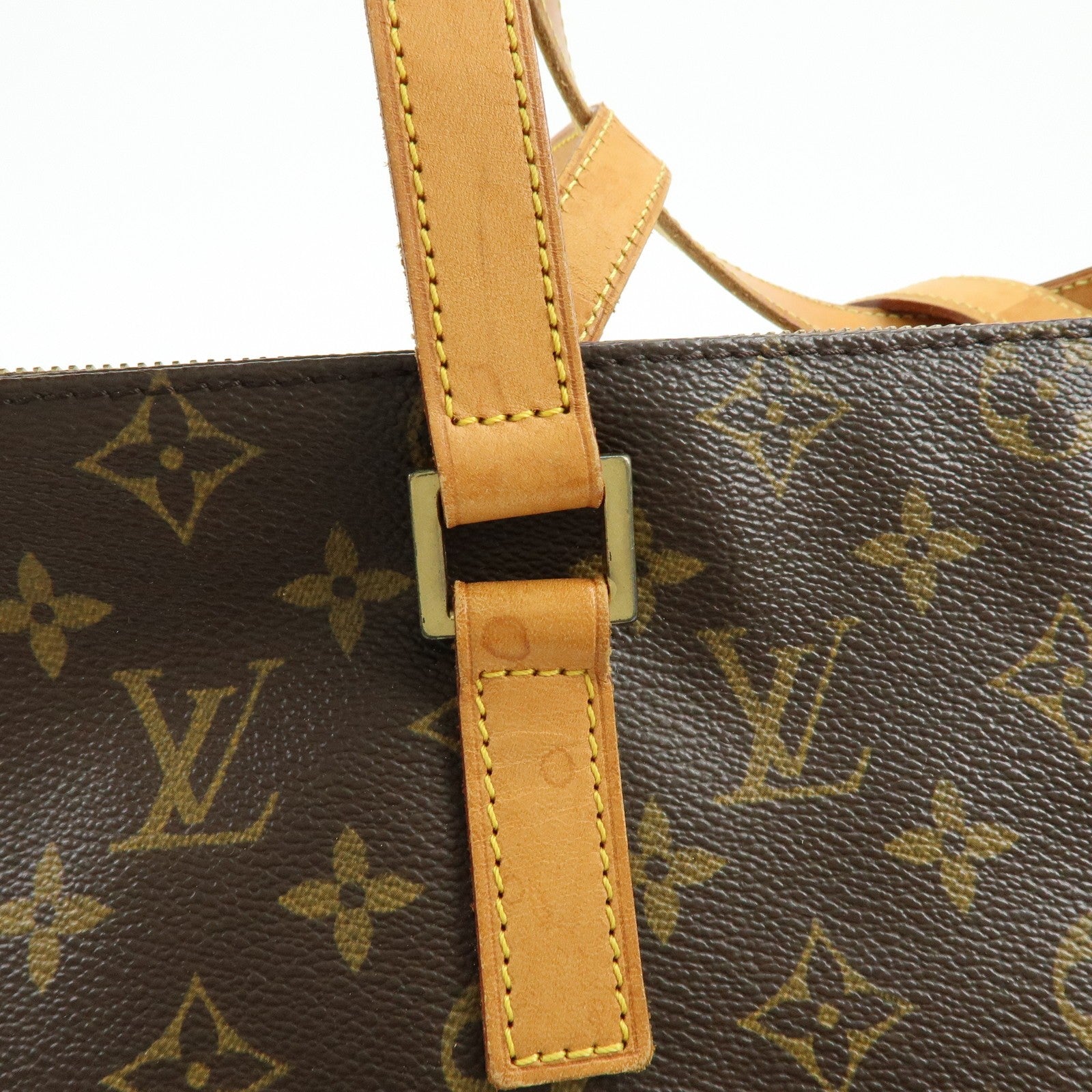 Louis Vuitton Monogram Cabas Mezzo Tote Bag - Brown, Monogram Canvas 