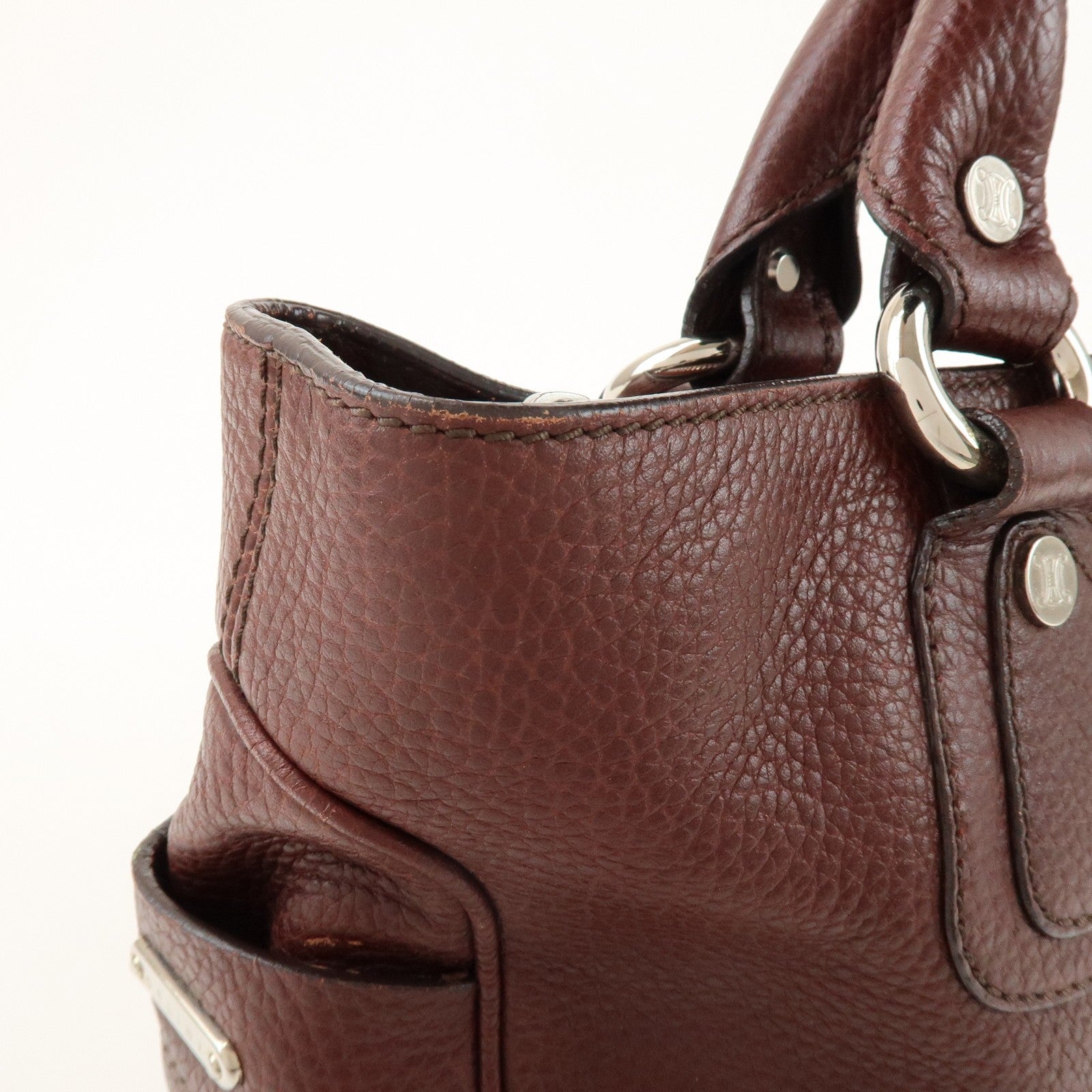 Celine Boogie Handbag - Brown, Leather
