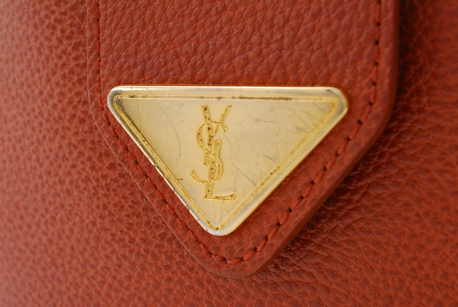 Saint Laurent Yves Saint Laurent Shoulder Bag - Brown, Leather