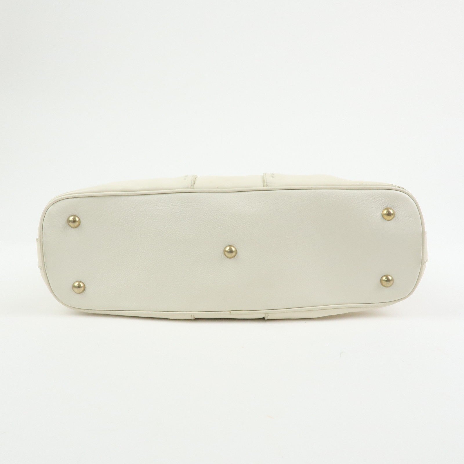 Saint Laurent Muse Y Line Hand Bag - Ivory, Leather