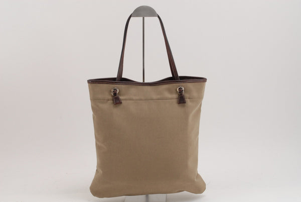 Prada Canapa Logo Tote - Beige, Canvas and Leather