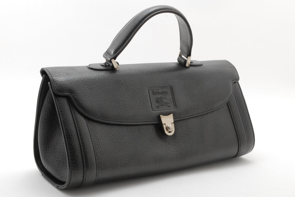 Burberry Hand Bag - Black, Leather
