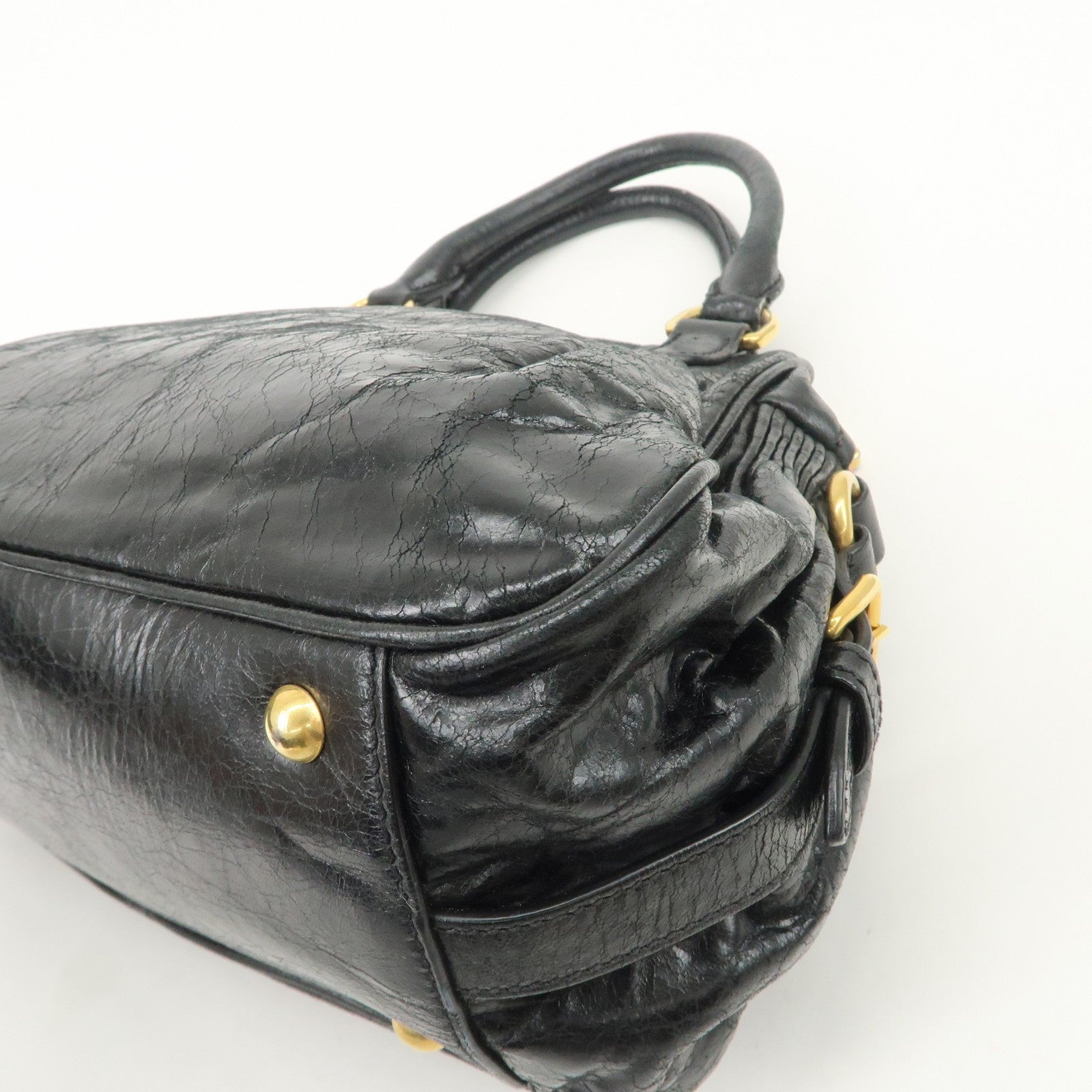 Miu Miu 2way bag - Black, Leather