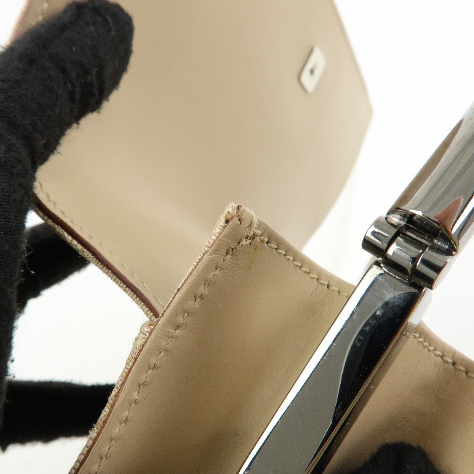 Gucci Shoulder Bag - Beige, Canvas Leather