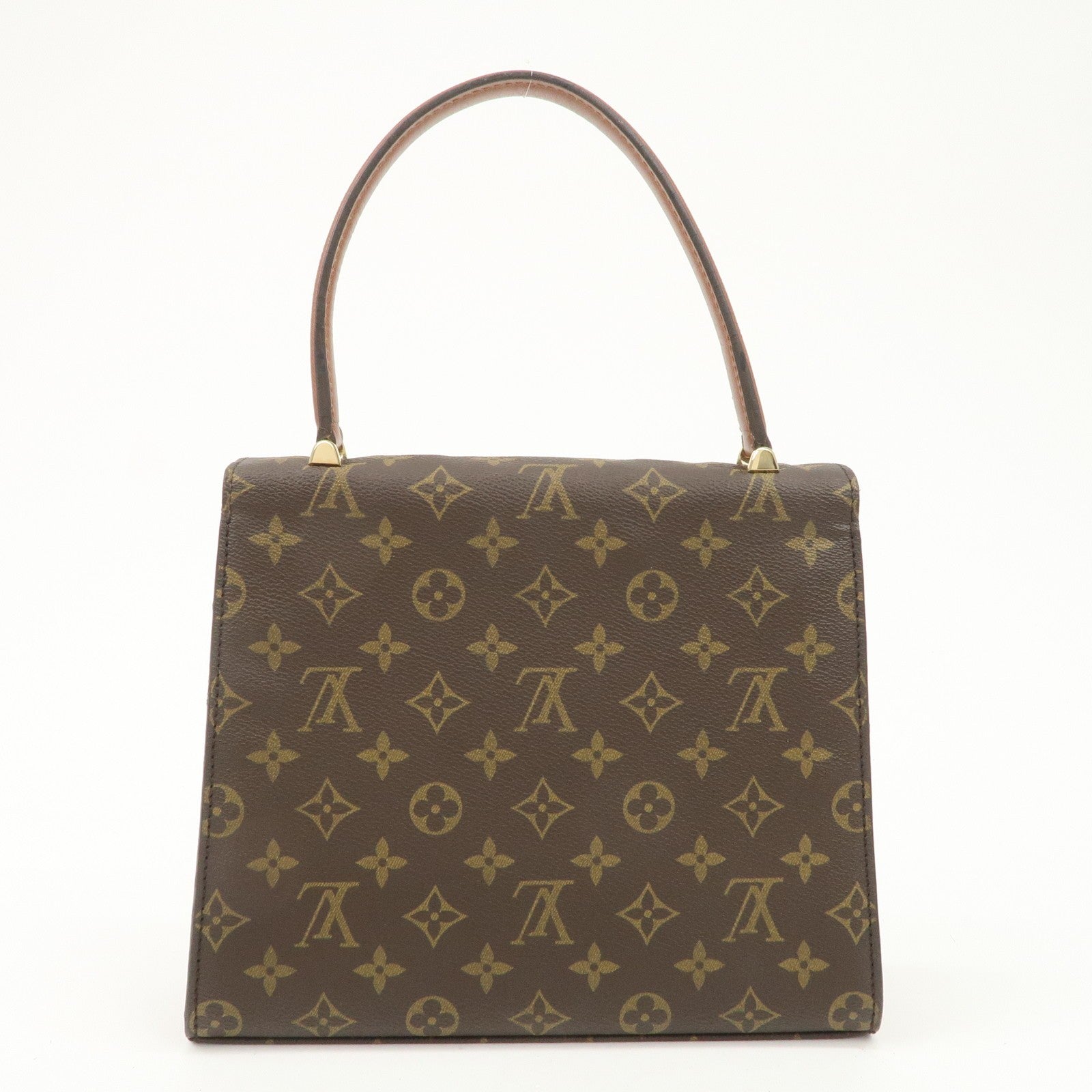 Louis Vuitton Malesherbes Hand Bag - Brown, Monogram Canvas