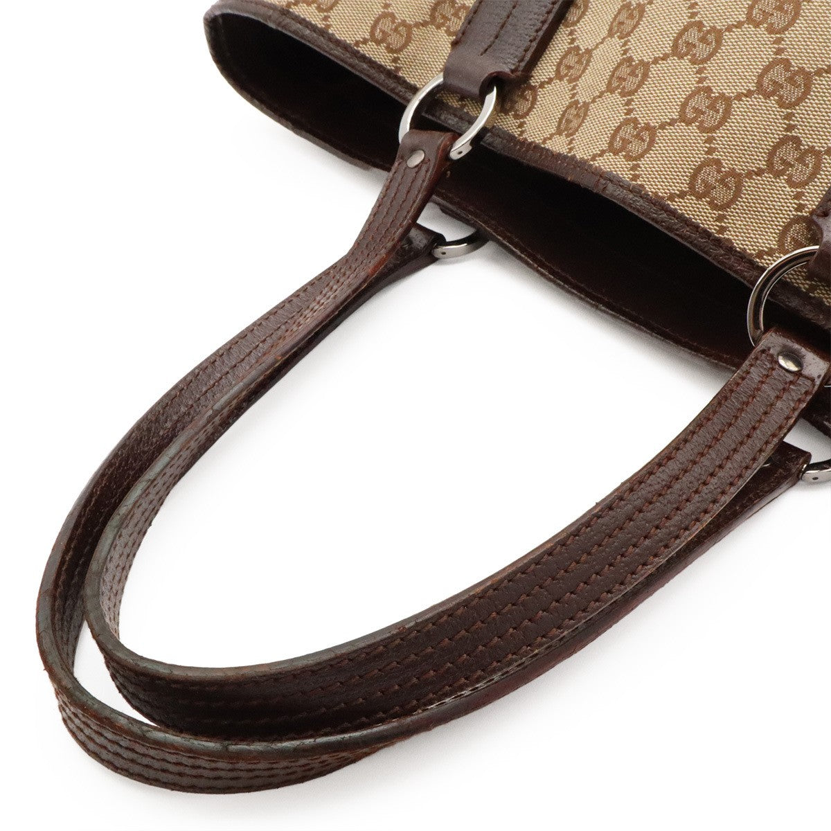 Gucci GG Canvas Tote Bag - Khaki, Canvas