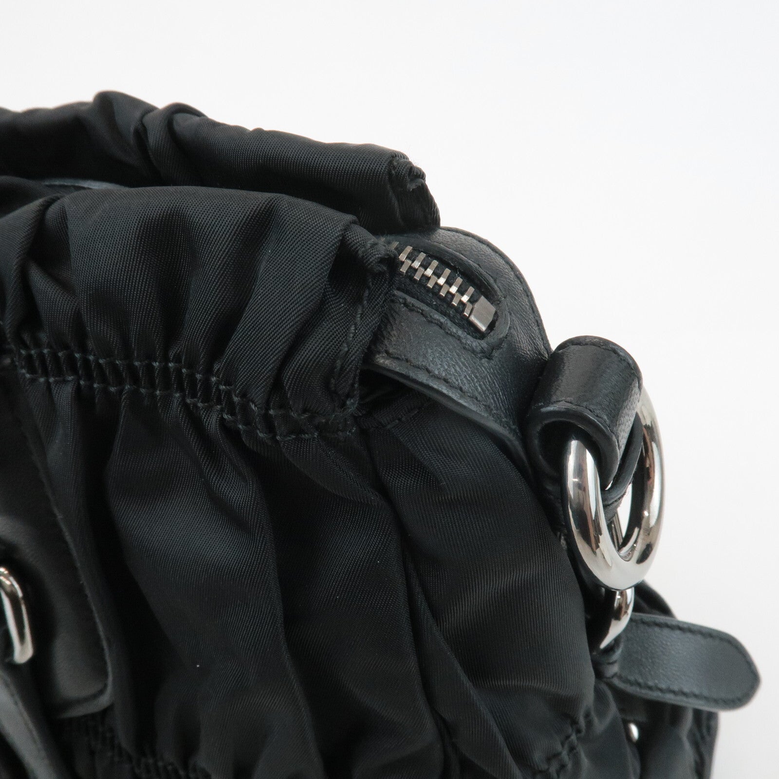 Prada Handbag - Black, Nylon and Leather