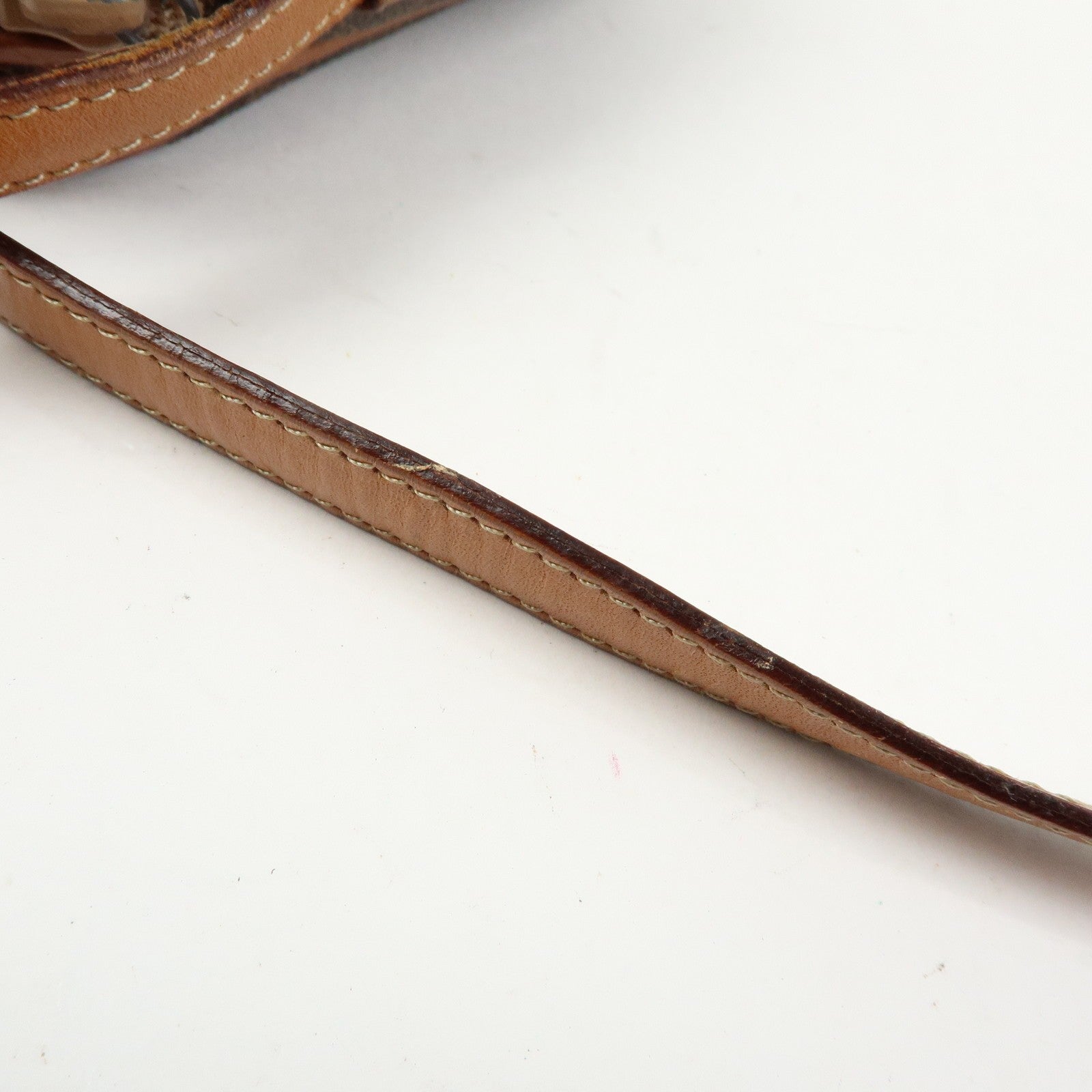 Celine Macadam Shoulder Bag - Brown, PVC Coating Canvas, Leather