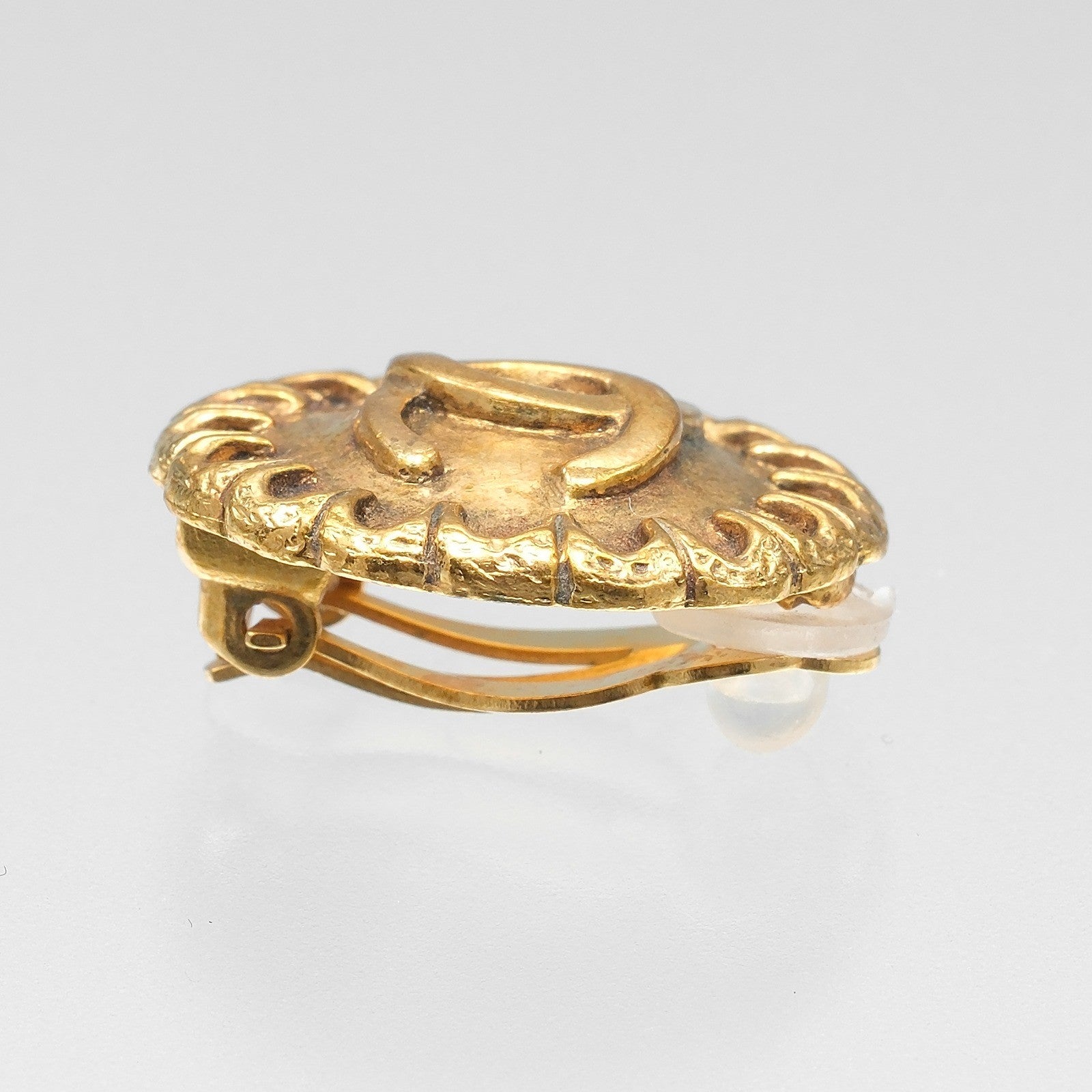 Chanel COCO Mark Earring - Gold, Plated Gold