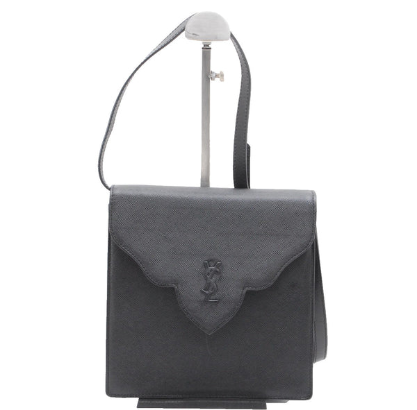 Saint Laurent YSL Shoulder Bag - Black, Leather 