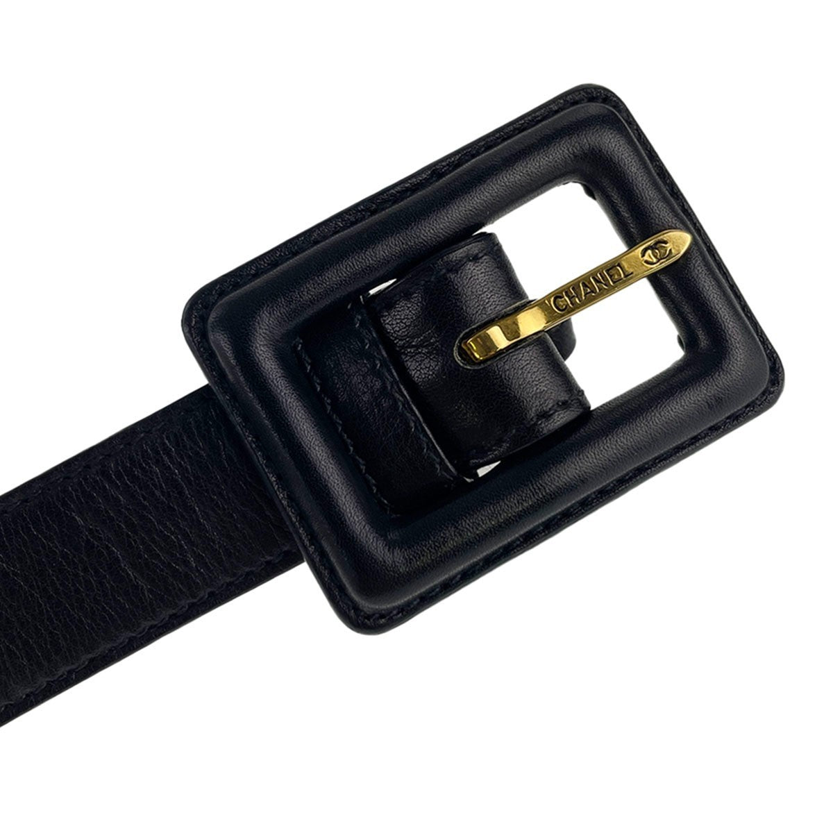 CHANEL Matelasse Waist Bag - Black, Lambskin Leather