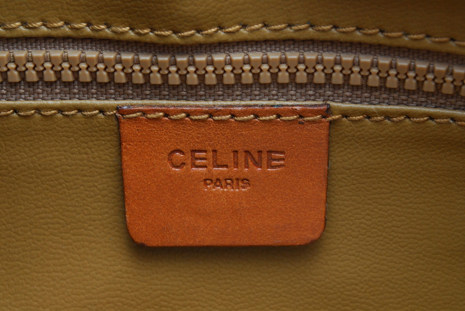 Celine Macadam Clutch Bag - Beige, PVC Leather
