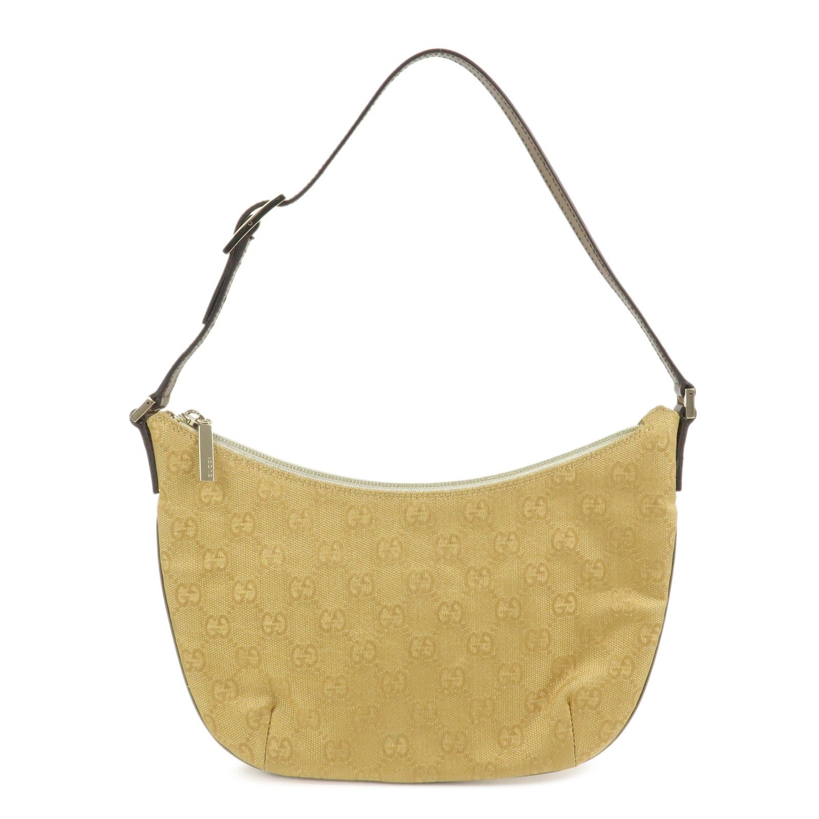 Gucci Shoulder Bag - Gold, GG Canvas Leather