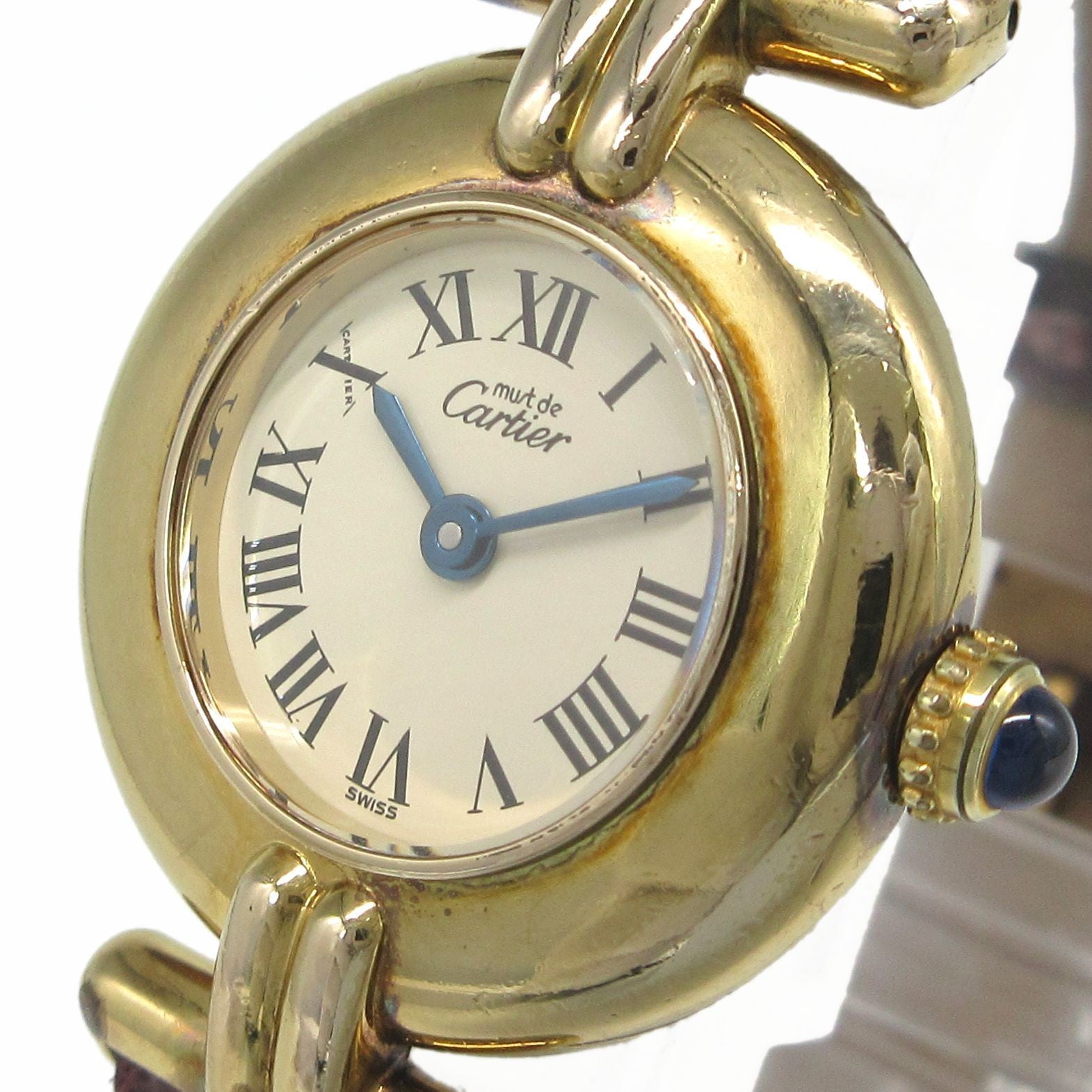Cartier Must Colisee 590002 Watch - White, Leather 