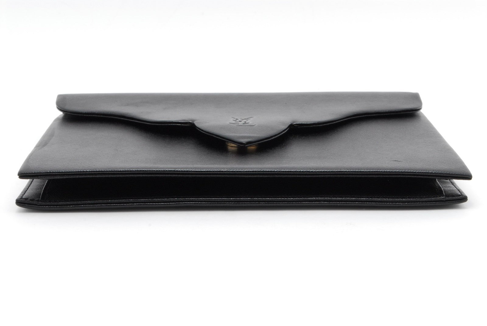 Saint Laurent Clutch Second Bag - Black, Leather