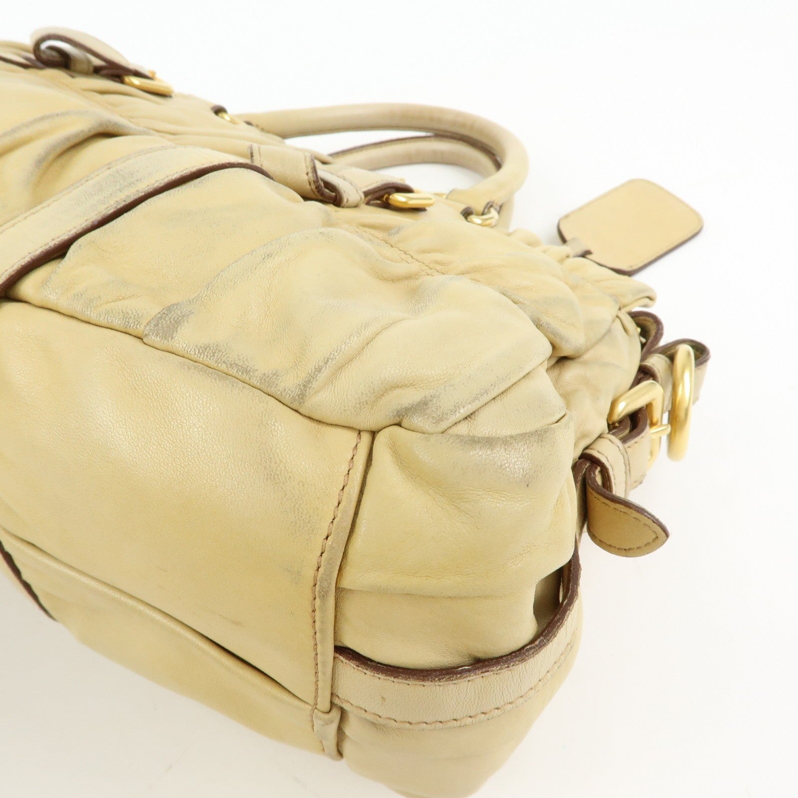 Prada Hand Bag - Camel, Nappa Leather