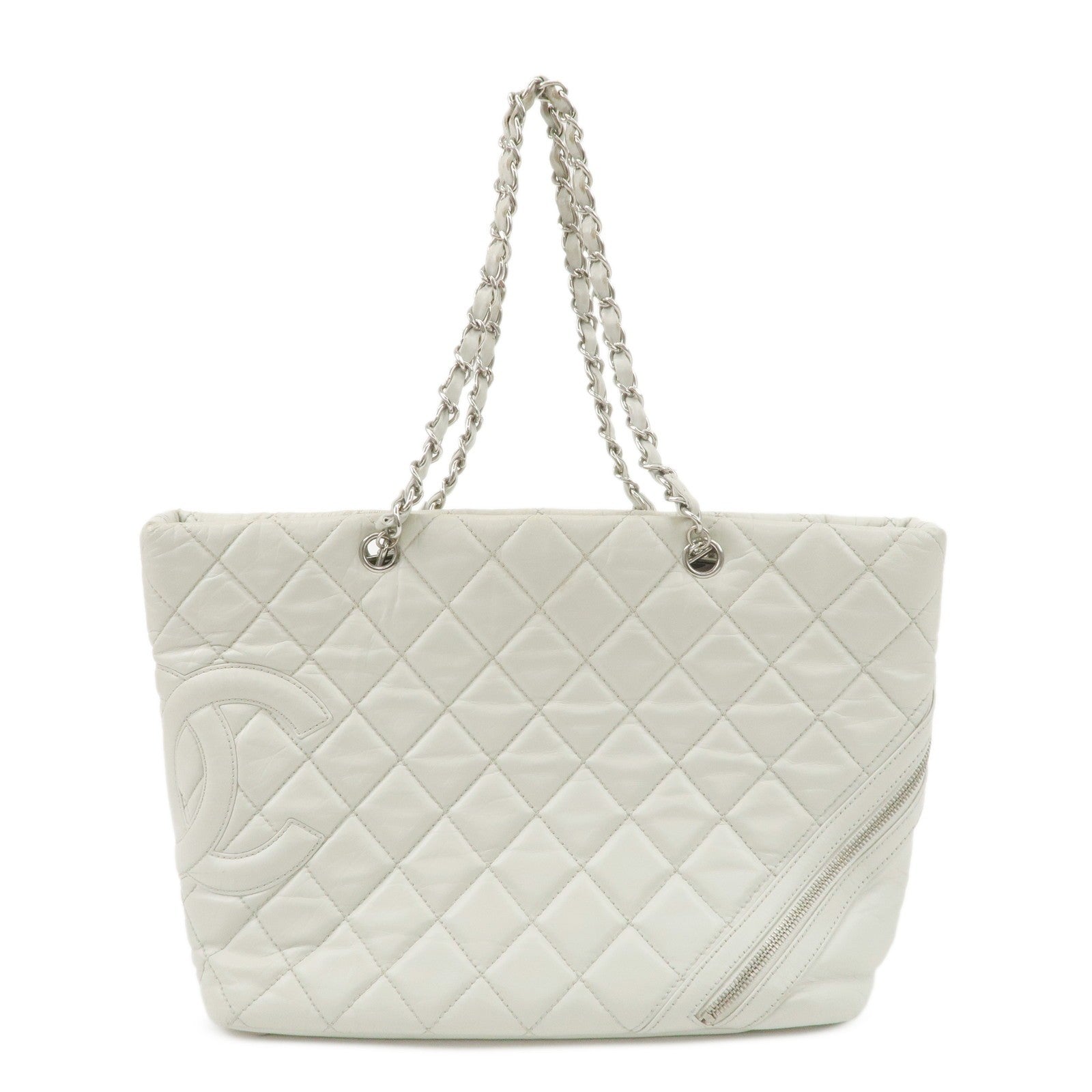 Chanel A34318 Shoulder Bag - Ivory, Leather